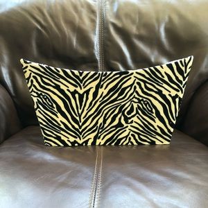 Zebra Print Tote Basket